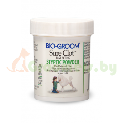 Bio-Groom - Sure Clot - порошок для остановки кровотечений, 42 г